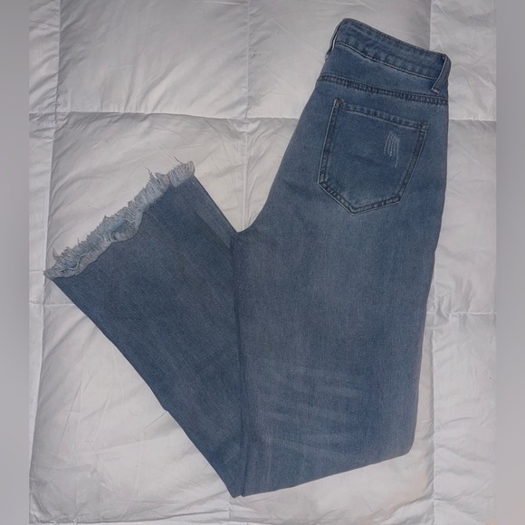 GB Destructed & Distressed Boyfriend Jeans - Picture 3 of 8